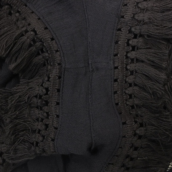 MOSSIMO Shorts Boho Fringe Drawstring Floral Festival Beach Tribal Size Large - Picture 7 of 11